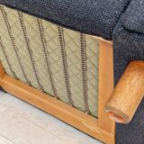 1970s, Danish design by H.J. Wegner, reupholstered armchair, model GE300.