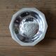 Vintage silver metal butter dish from the "Coquillor" brand