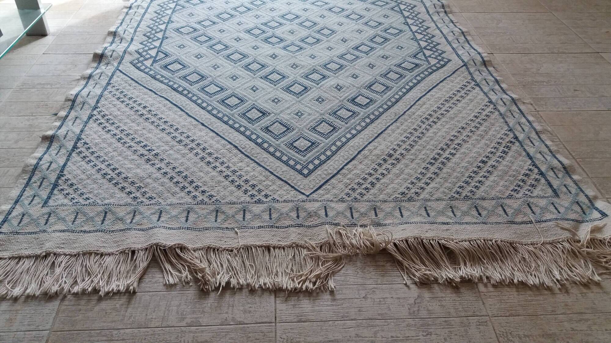 Berber wool rug
