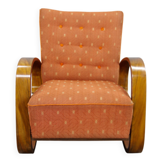 Tank Armchair by Miroslav Navratil, Laminated Bentwood, 1930s