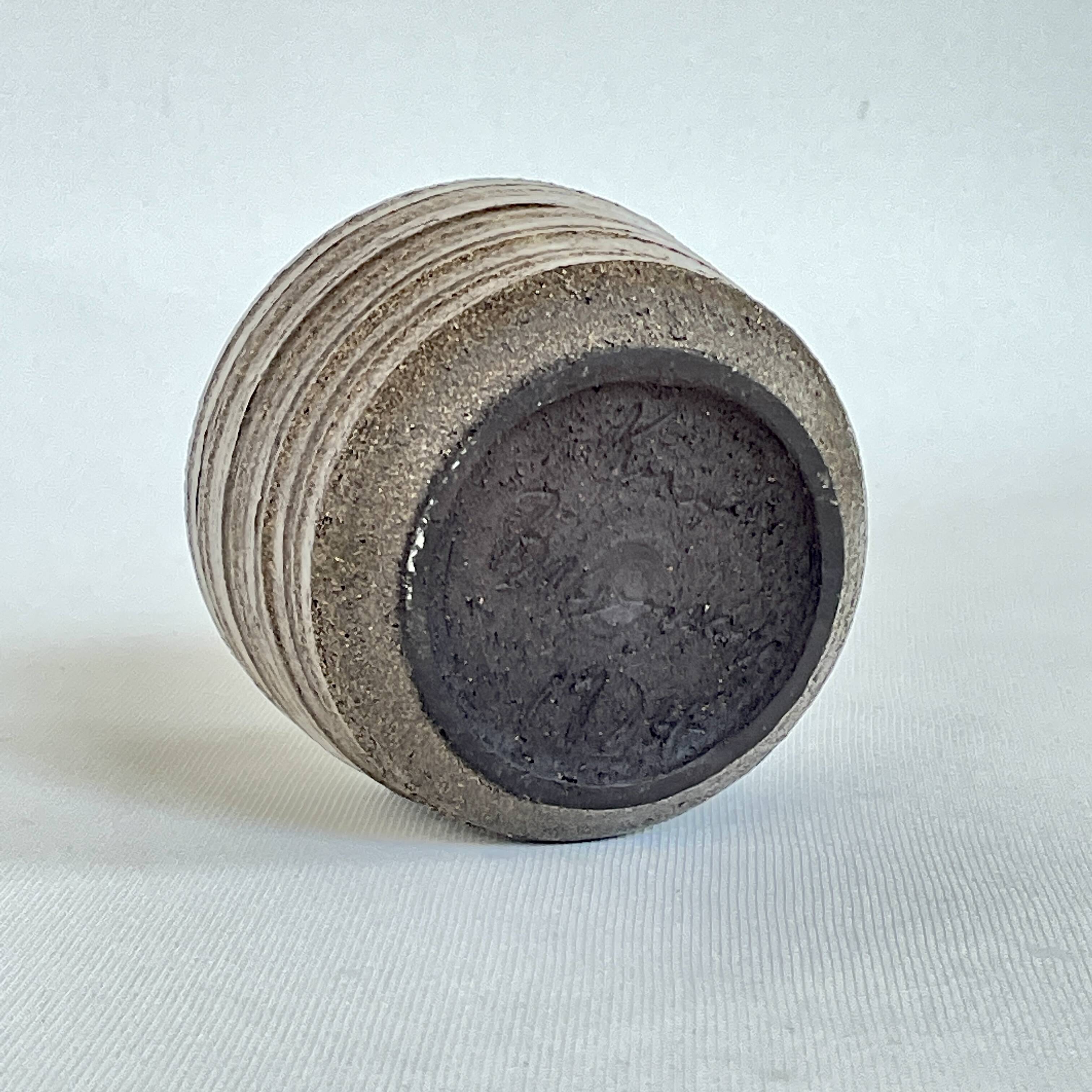 Small Scandinavian stoneware vase, 1970.