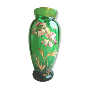 Vase art nouveau verre