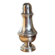 Large silver-plated metal sugar shaker/sugar bowl, Godron pattern