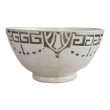 Art Deco iron earth bowl