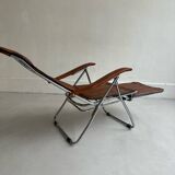 Authentic vintage reclining armchair