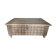 Authentic antique chest/trunk from Rajasthan, hammered metal and teak