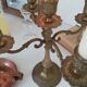 Vintage brass chandelier 5-burner