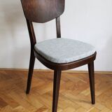 Ensemble de quatre chaises de salle à manger du milieu du siècle des années 1960 par TON