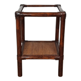 Rattan sofa bedside table