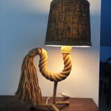 Lampe Coq Corde Circa 1950