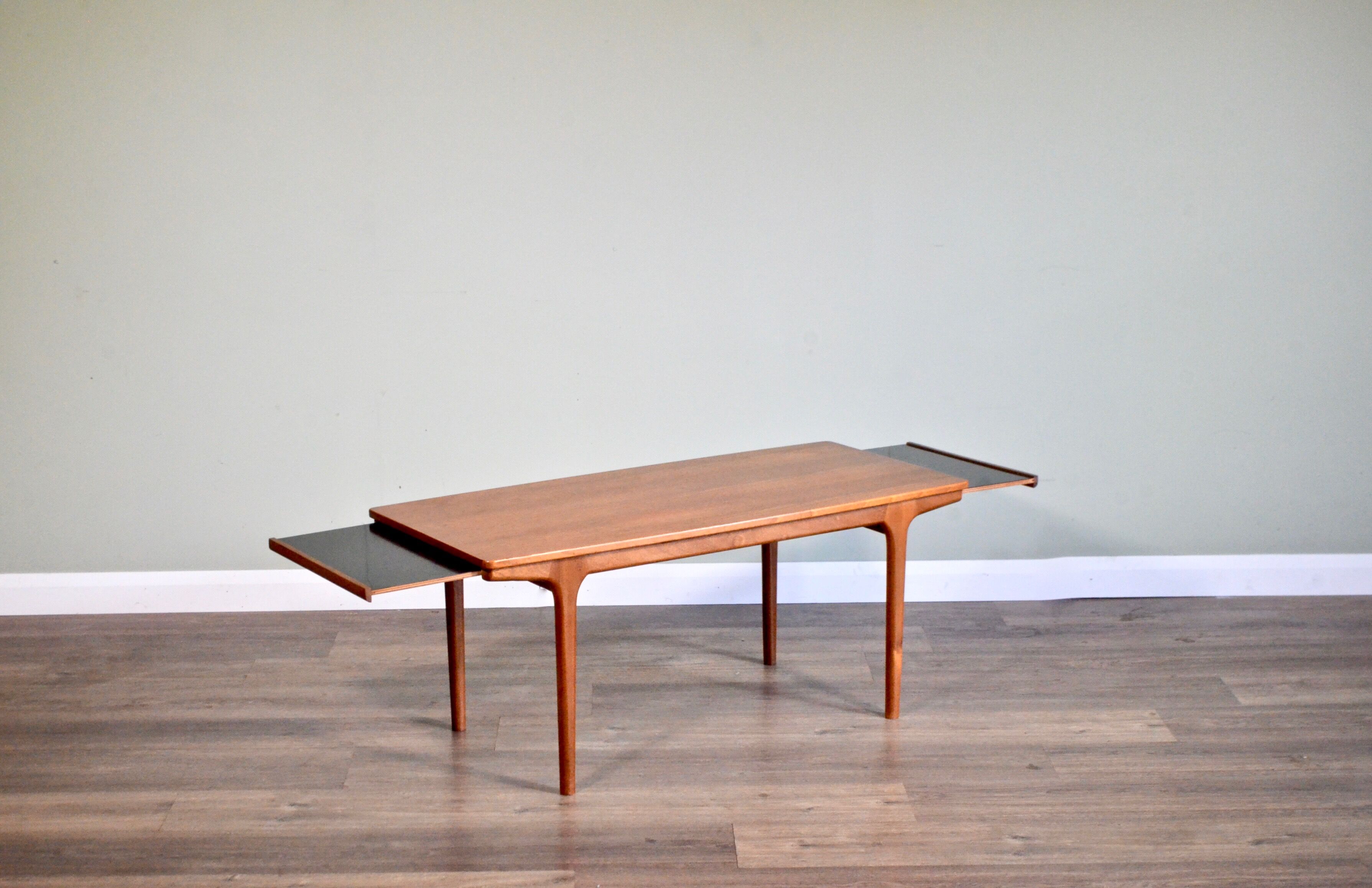 Midcentury teak extending coffee table by Mcintosh
