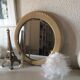 Vintage 1970 ceramic mirror