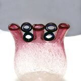 Anzolo Fuga for AVeM rare vase with rings, 1960s