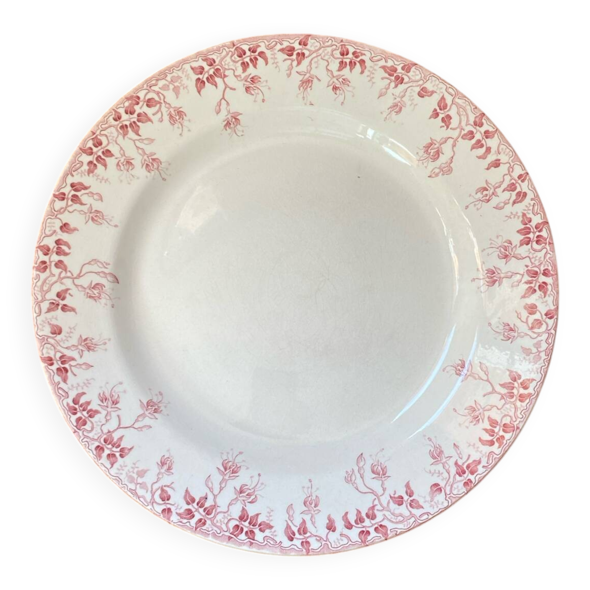 Large serving dish, ironstone, Cie Franco Anglaise