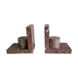 Pair of antique marble bookends