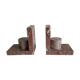 Pair of antique marble bookends