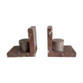 Pair of antique marble bookends