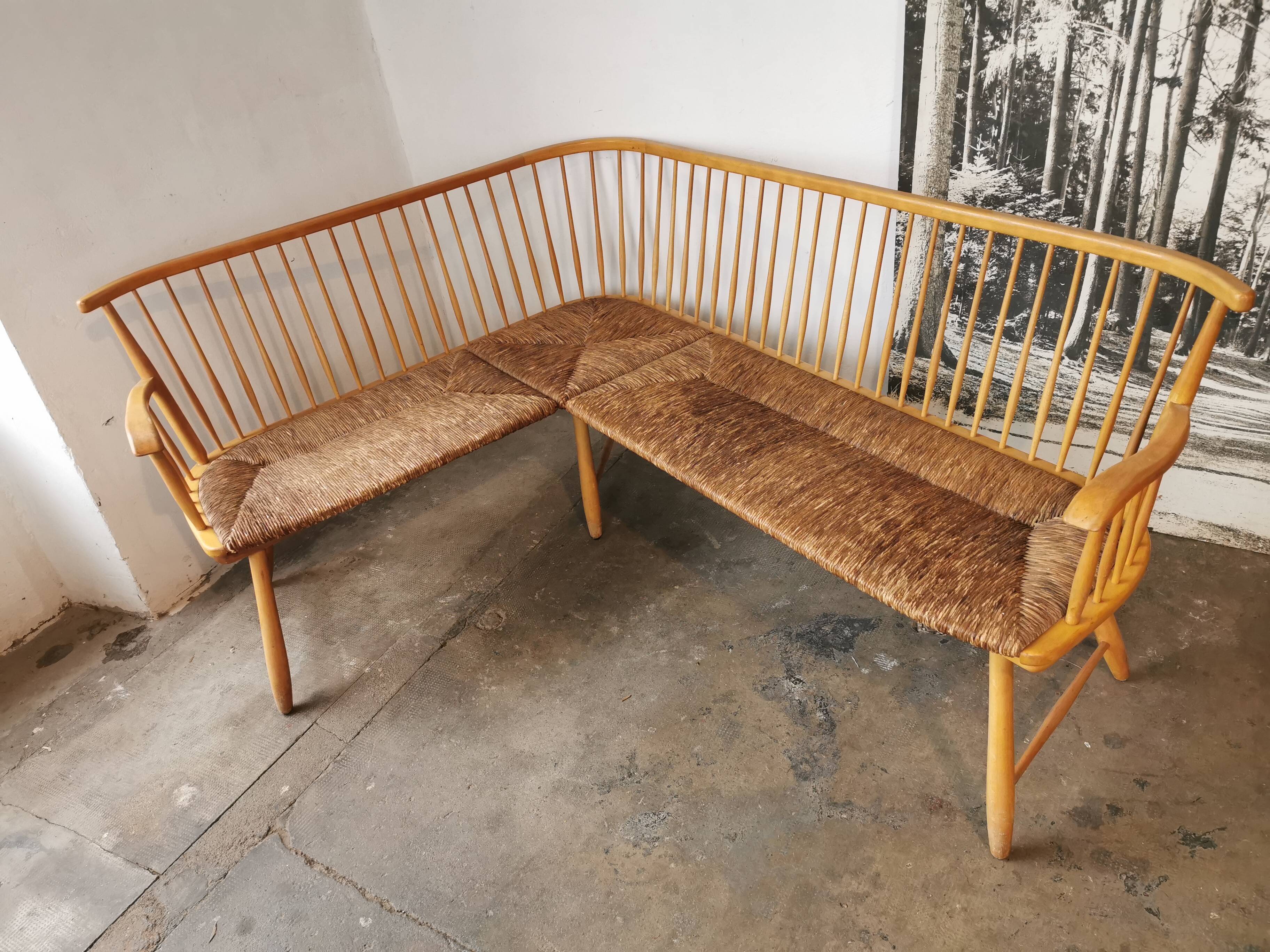 Arno Lambrecht corner bench 1960