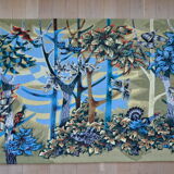 Tapisserie sérigraphiée « La forêt » de  Robert Debiève