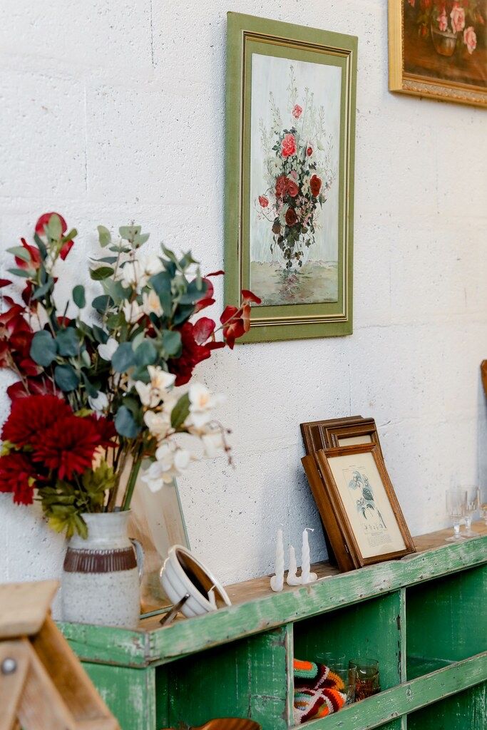 Workshop furniture – with green lockers