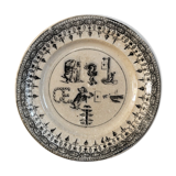 Plate talking rébus, 19th century