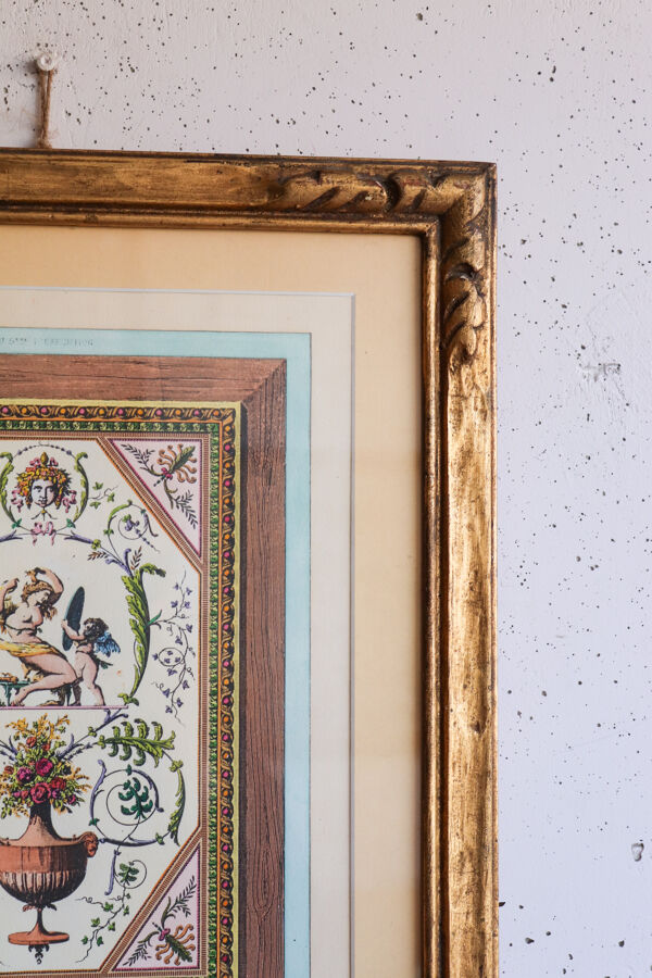 Gravure encadrée décorative – reproduction d’après Raphaël Pinson