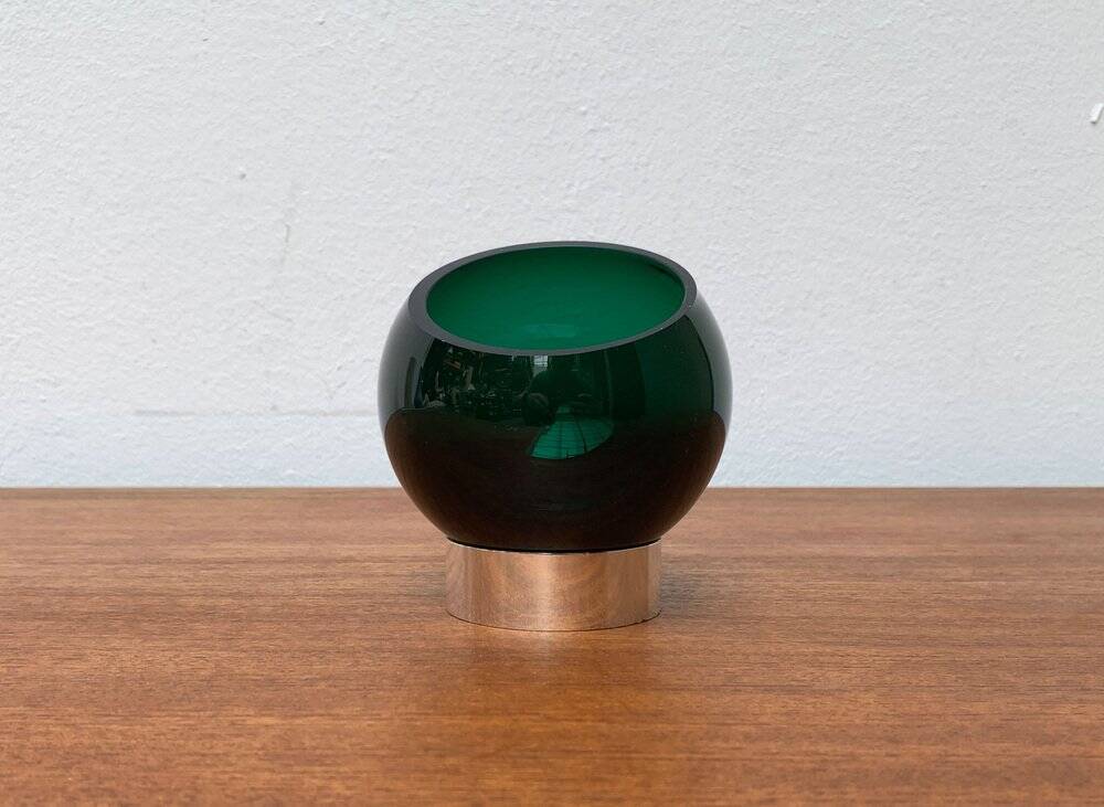 Mid-century modern German space-age glass balls by Quist, 1960s, set of 3