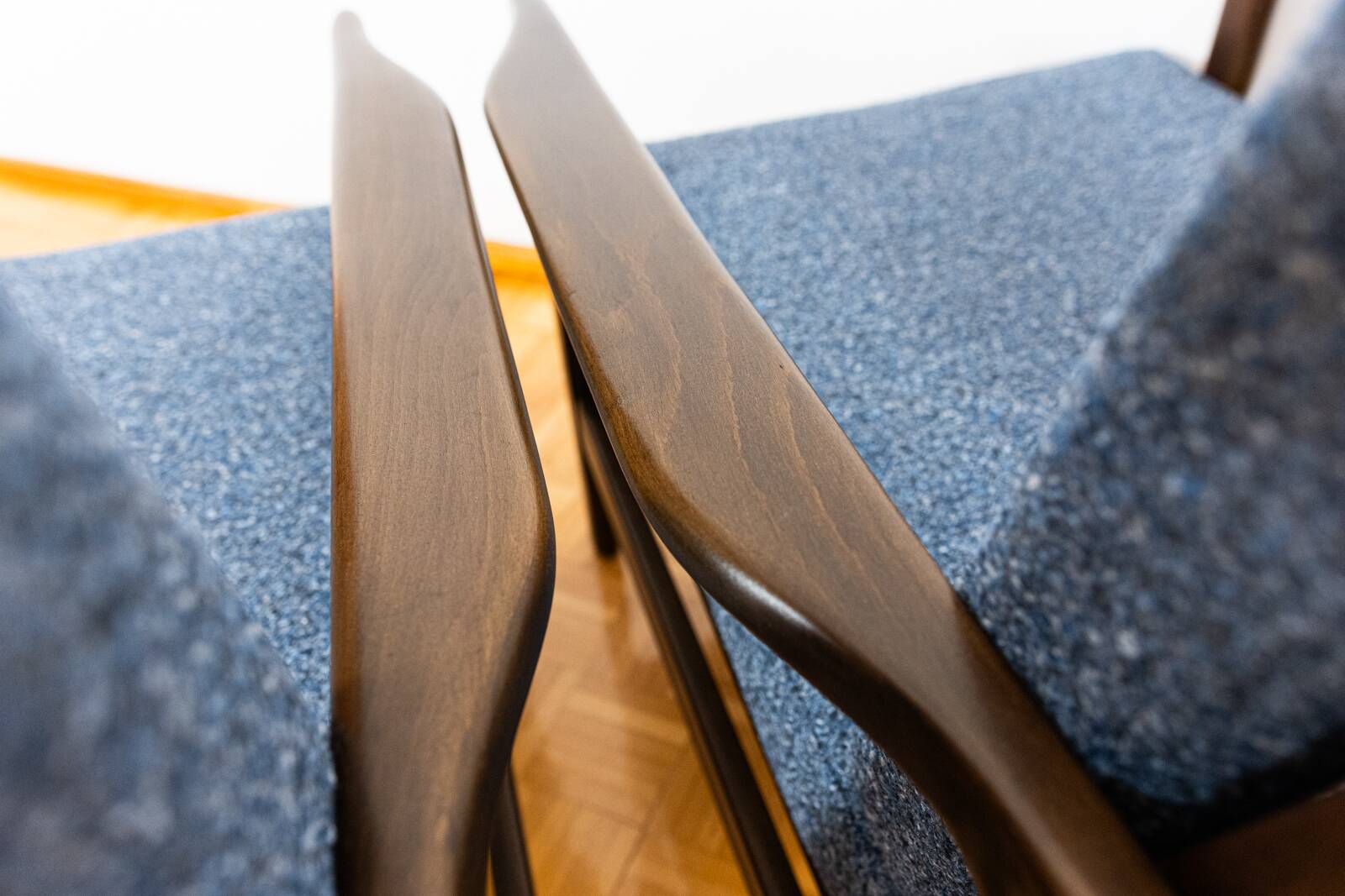 Pair of mid century armchairs "b7522 " by Zenon Bączyk,  Poland, 1960's