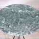 Iron and marble vintage side table, Italy 1980s