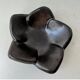 A.ferlay vallauris iridescent ceramic flower-shaped trinket dish