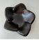 A.ferlay vallauris iridescent ceramic flower-shaped trinket dish