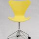 Model 3117 office swivel chair in yellow by Arne Jacobsen for Fritz Hansen, 1995