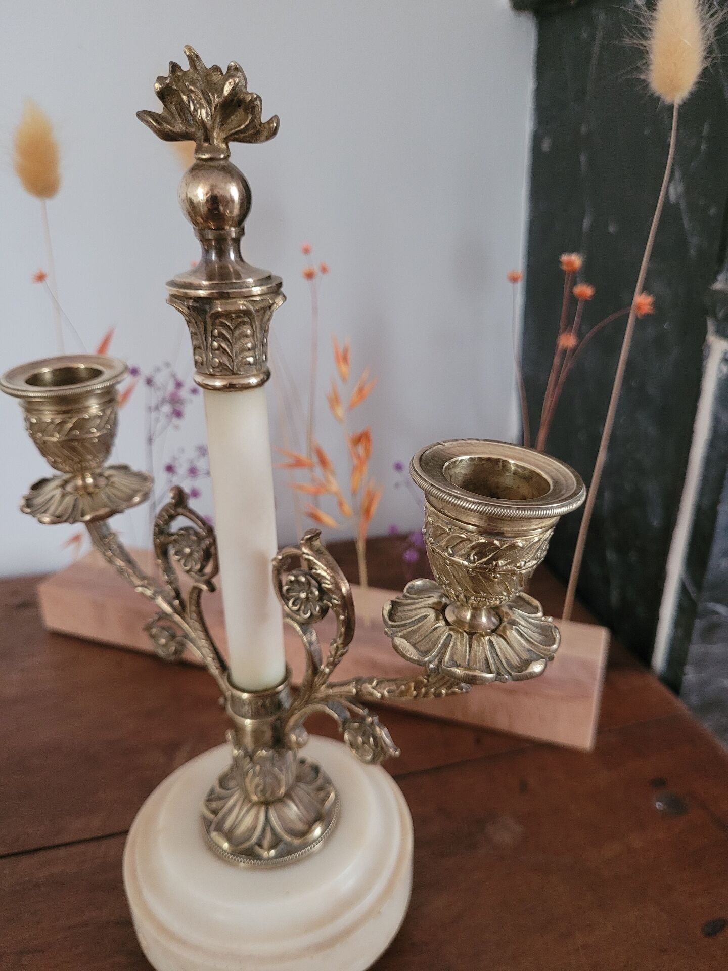 Pair of candelabra / chandeliers Louis XVI