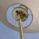 Mid Century Table Lamp by Temde, - Wood, Textile Shade