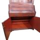 Trumeau (secretary desk) vintage con vetrina, anni 50