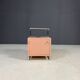 Kovona Bauhaus style bedside table, 1950s, Czechoslovakia