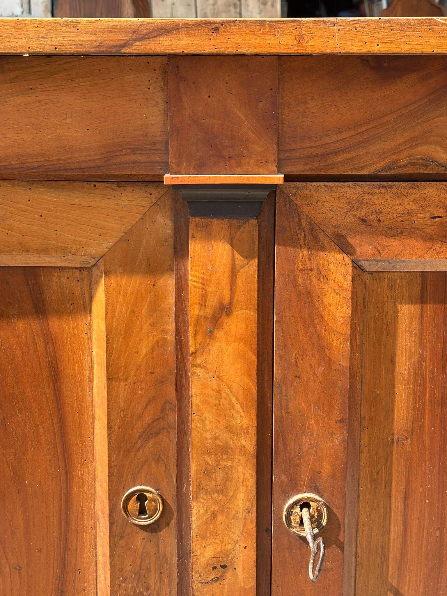 6-door solid walnut buffet from the Directoire period