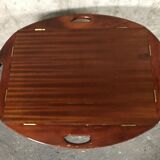 Mahogany folding tea-table