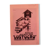 Poster pub Lustucru 1928 according to r. Valerio
