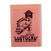 Affiche pub Lustucru 1928 d'après R. de Valèrio