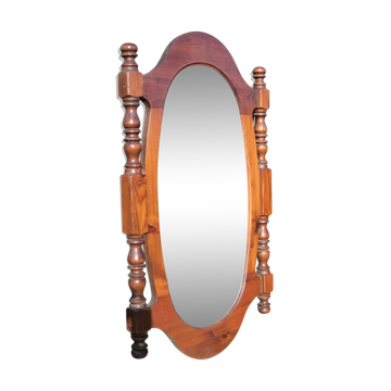 Miroir en bois ovale 120x70cm