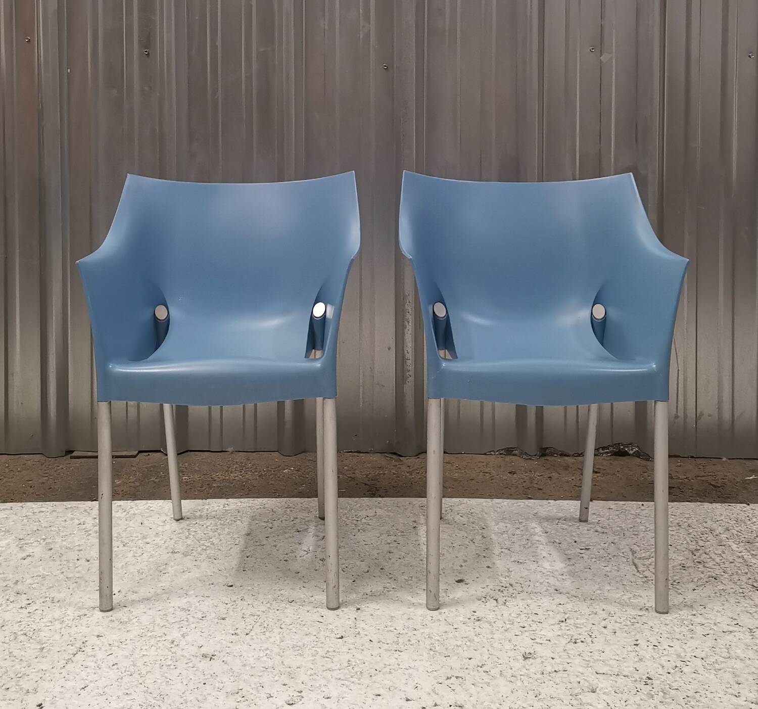 Pair of Dr. No chairs, Philippe Starck, Kartell