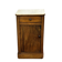 Nightstand in walnut with a white marble top, 19th century.