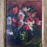 Painting: oil on panel Still life