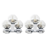 Pair of Two Wall Sconces by Motoko Ishii for Staff, Germany, 1970s