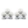 Pair of Two Wall Sconces by Motoko Ishii for Staff, Germany, 1970s