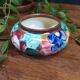 Coupelle en céramique vintage motifs fleuris