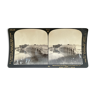 Photographie ancienne stereo, stereograph, luxe albumine 1903 pont de marbre de l'Impératrice, Chine