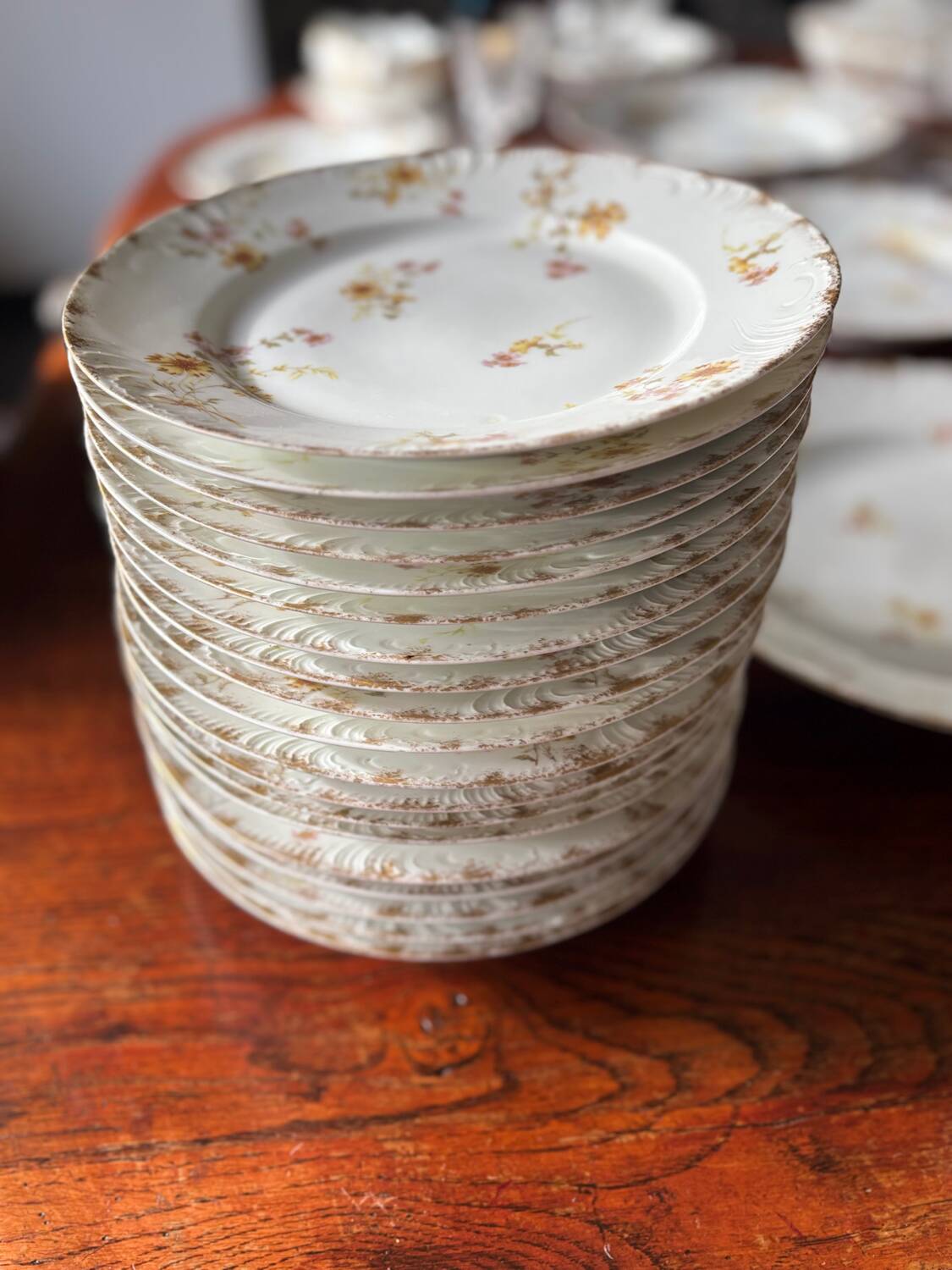 Rare service de table en porcelaine Haviland fin 19eme