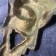 grand Louis XV style bronze pediment numbered
